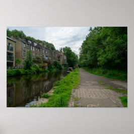 Poster Canal de Rochdale, Luddendenfoot