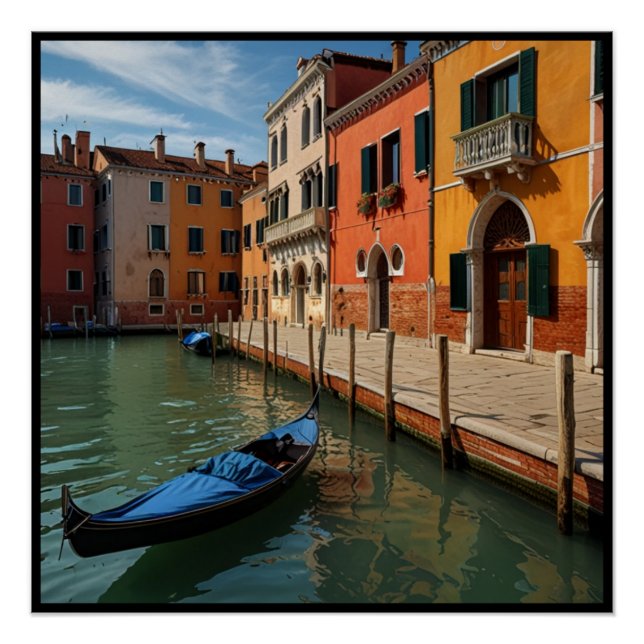 Pôster Canal de Veneza (Frente)