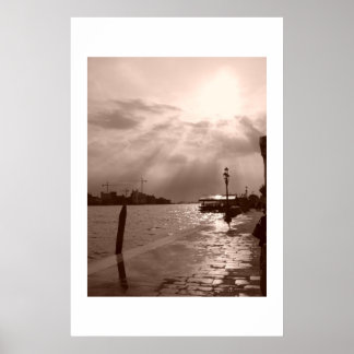 Pôster Canal de Veneza