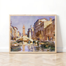 Canal de Veneza (1913) por John Singer Sargent