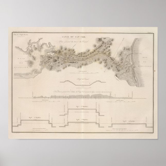 Pôster Canal do Cabo Cod (Frente)