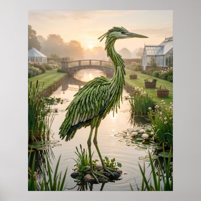 Poster Canal do Garçote Heron (Frente)