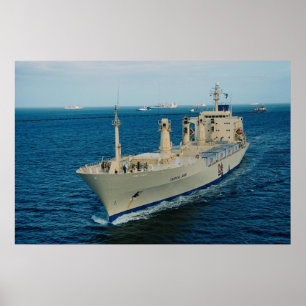 Poster Canal do Panamá do trânsito do navio
