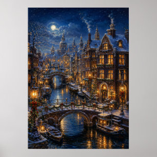 Poster Canal do Tempo de Natal III - Bairro do Canal