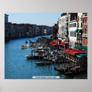 Pôster Canal Grande, Veneza, Itália