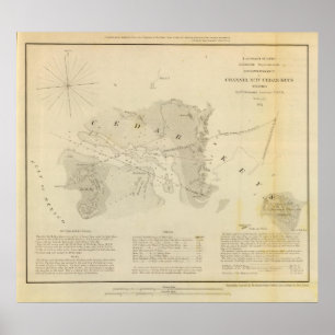 Pôster Canal IV, CedarKeys, Fla