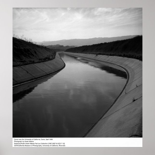 Poster Canal perto de UC Davis, 1966 (Frente)