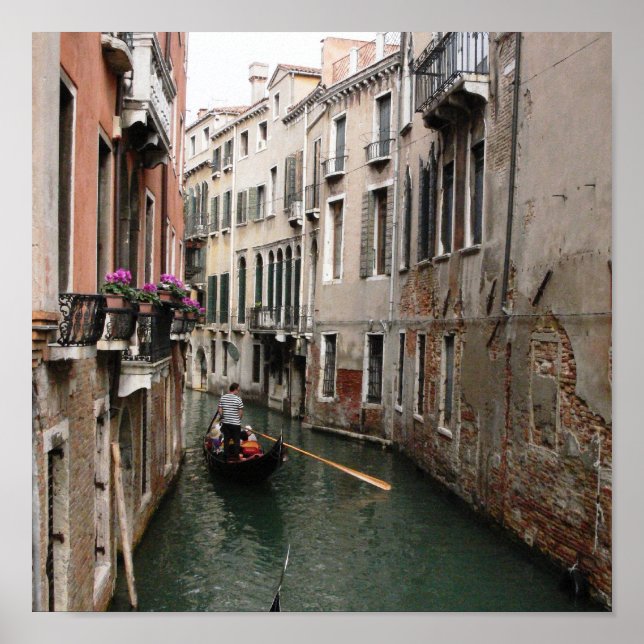 Poster Canal veneziano (Frente)