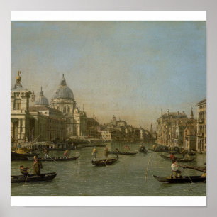 Poster Canaletto - A Entrada do Grande Canal de Veneza
