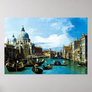 Poster Canaletto: A entrada para o Grande Canal, Veneza