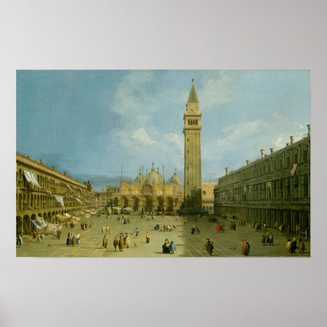 Poster Canaletto | Piazza San Marco (Frente)