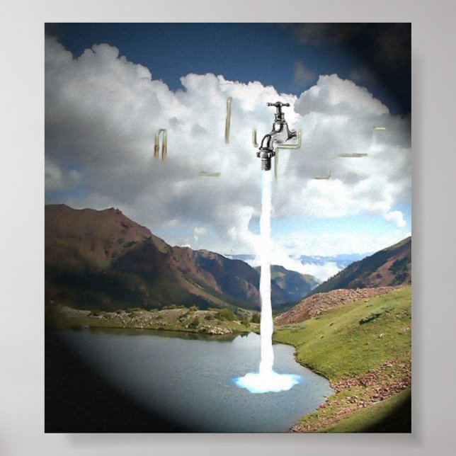 Pôster canalização do céu (Frente)