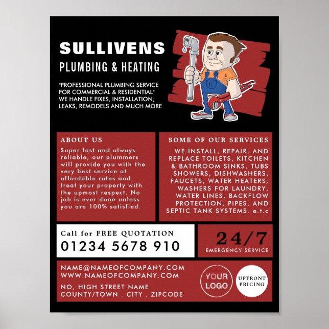 Poster Canalizador Clássico, Canalizador, Publicidade em  (Frente)