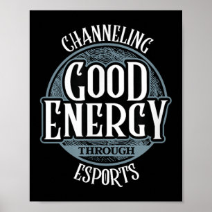 Poster Canalizando uma boa energia através de esportes -