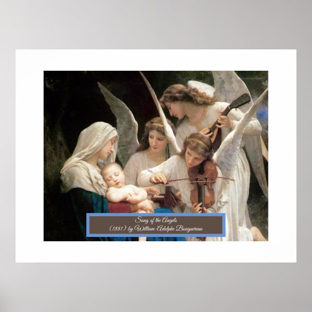 Poster Canção de Angels Bouguereau (Frente)