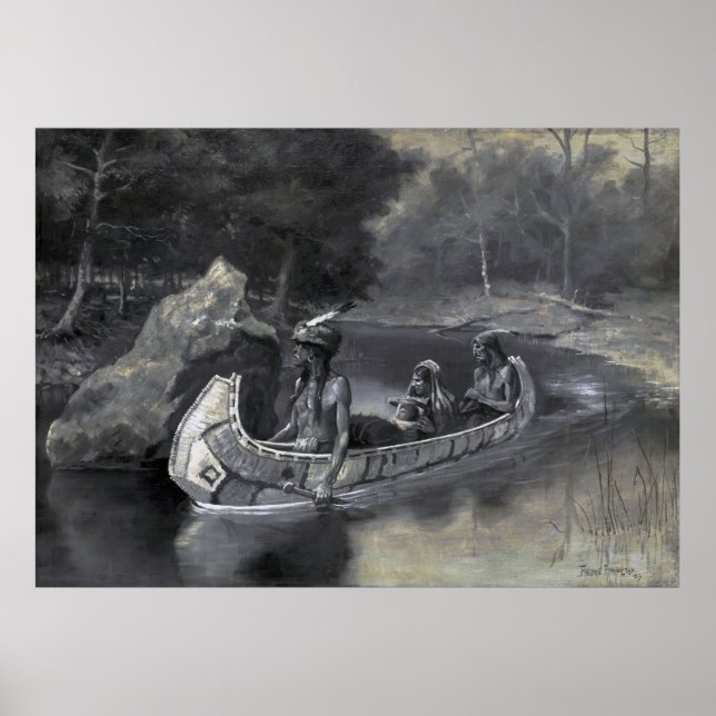 Poster Canção de Hiawatha: Guerreiro e Sobretudo Indiano  (Frente)