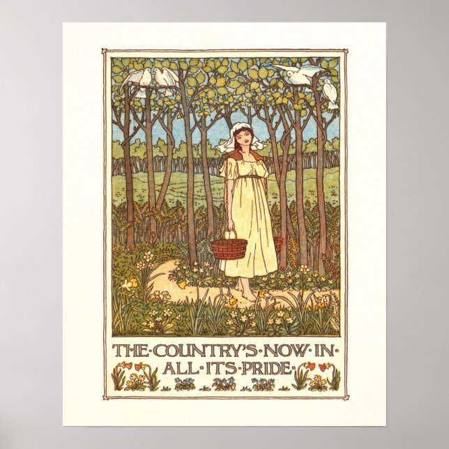 Pôster "Canção de Primavera" (Frente)