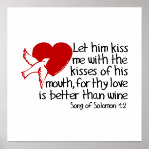 Pôster Canção de Salomão 1:2