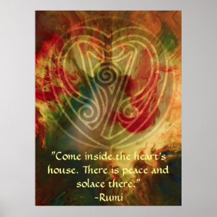 Pôster Canção-Rumi interna e arte poética