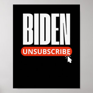 Poster Cancelar Assinatura do Dia de Inauguração do Biden