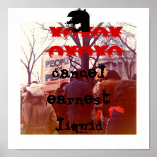 PÔSTER CANCELAR LÍQUIDO