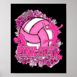 Poster Cancer A de Voliclo de Saída Rosa Bump Set Spike