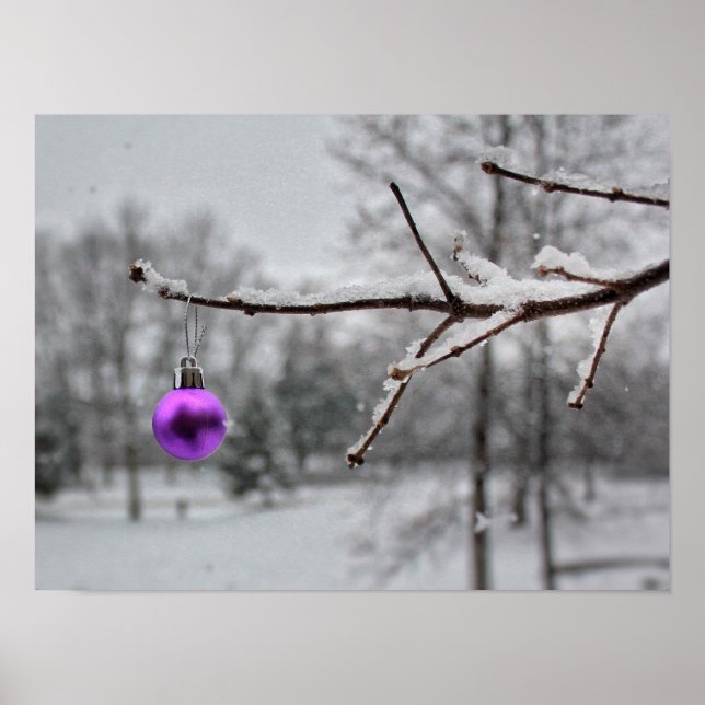 Pôster Cancer Awareness Christmas Print (Frente)