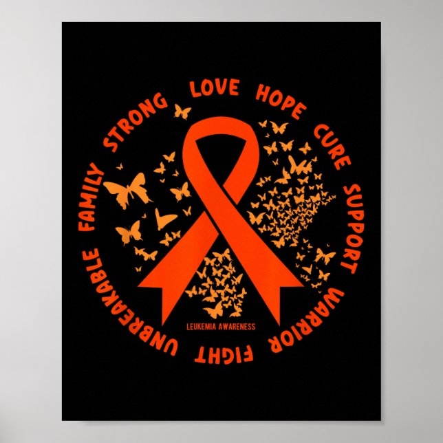 Poster Cancer - Consciência da leucemia (Frente)
