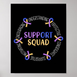 Poster Cancer da esquadra de suporte do Cancer Bladder Aw