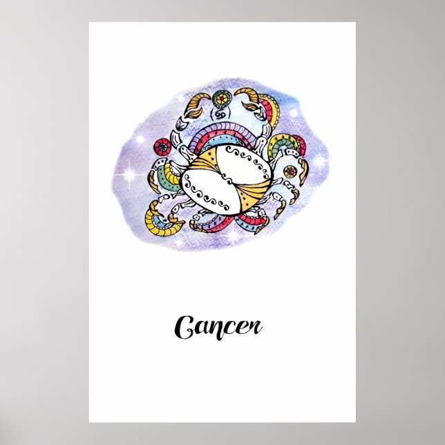 Poster Cancer de arte (Frente)