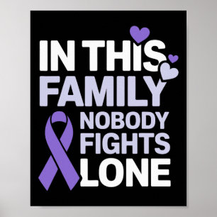 Poster Cancer de fita rosa-apoio ao cancer de mama Aw