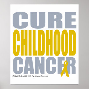 Pôster Cancer de infância em claro