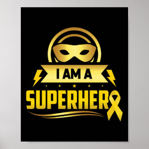 Poster Cancer De Infância Eu Sou Uma Fita De Super-Heró