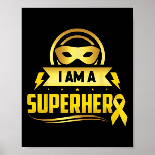 Poster Cancer De Infância Eu Sou Uma Fita De Super-Herói