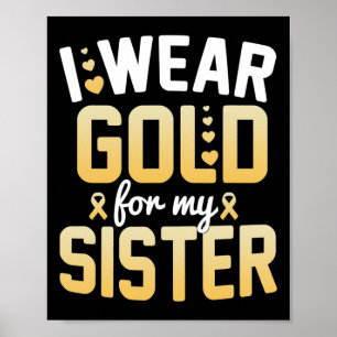 Poster Cancer De Infância Mês Eu Visto Dourado Para M