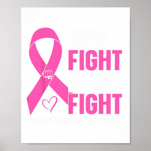 Poster Cancer De Mama A Luta É O Meu Cancer De Luta