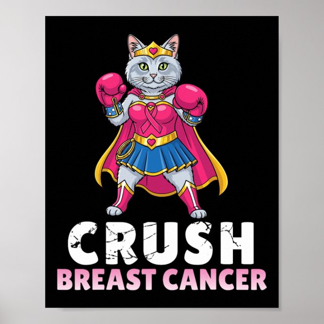 Poster Cancer De Mama Com Angora Turca (Frente)