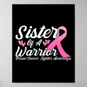Poster Cancer De Mama Conhecendo Irmã De Um Guerreiro