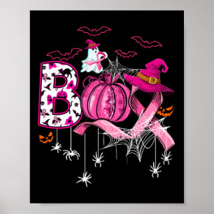 Poster Cancer de Mama de Bruxas Rosa-Rosa-Polinês