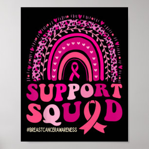 Poster Cancer de Mama de Suporte ao Guerreiro de Cancer M