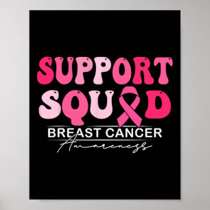 Poster Cancer de Mama de Suporte ao Guerreiro de Cancer M