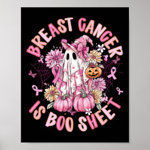 Poster Cancer De Mama É Cancer De Mama Halloween De Duas 