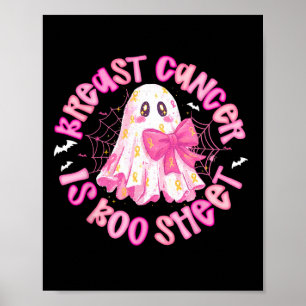Poster Cancer De Mama É Folha De Boo Sensibilização Hallo