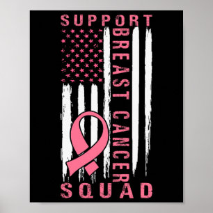 Poster Cancer de Mama em Quadrado de Suporte - Quadrado d