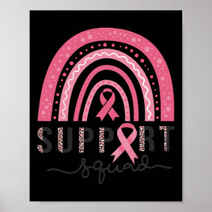 Poster Cancer de Mama Esquadrão Consciencialização Leopar
