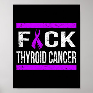 Poster Câncer de tiróide T Camisa