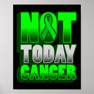 Poster Cancer: Dia Mundial do Cancer NÃO HOJE CANCER