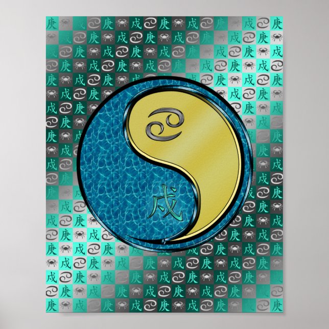 Poster Cancer e Cachorro Metálico (Frente)