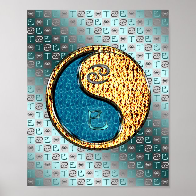 Poster Cancer e Cobra de incêndio (Frente)