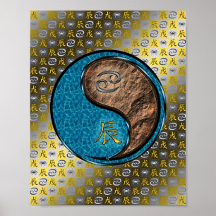 Poster Cancer e Dragão da Terra